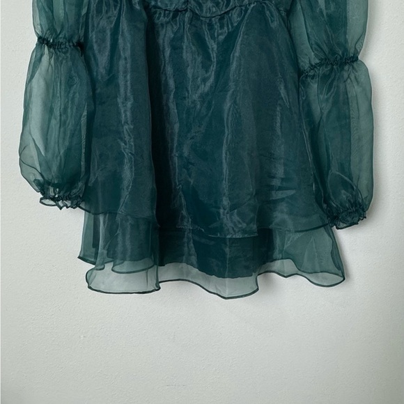 NWT Altar'd State Lunetta Dress in Hunter Green Size Small - Picture 7 of 12